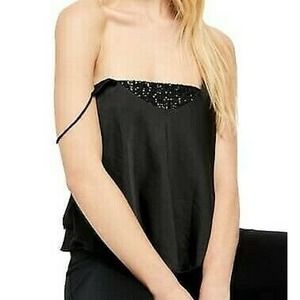 Free People Turn It On Sequin Satin Camisole